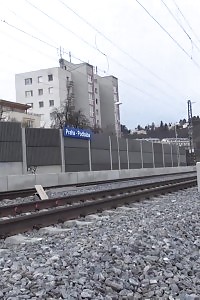 Seductive Blonde Pisses Right Next To A Railway Line