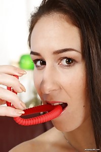 Black Haired Girl Sissy Toys Her Cunt With Sex Toy