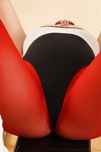 Lucy V Is Doing Up A Sweat In Her Foggy Hoisery