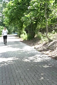 Black Haired Mistress Is Seriously Desperate To Piss