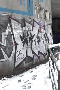 Dark Haired Esperansa Takes A Leak Desperation