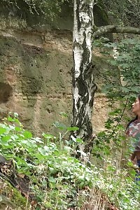 Breathtaking Lexi Dona Pisses Outside Outdoor