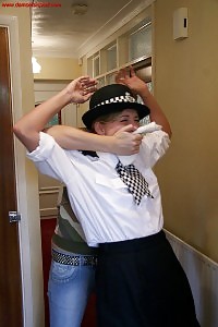 Policewoman Karen Wood Tied To A Toilet By Abigail Toyne